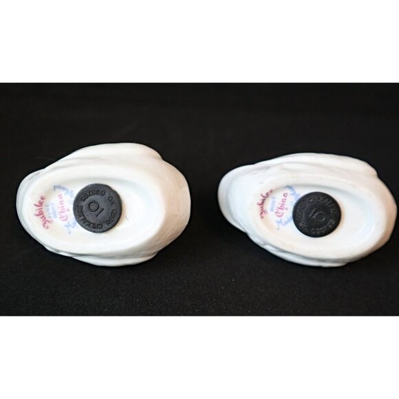 Vintage Jubilee Bone China Swan Salt & Pepper Shakers White - Picture 3 of 4